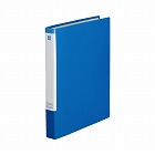 リングファイル貼り表紙Ａ４縦背幅３５ｍｍ　青