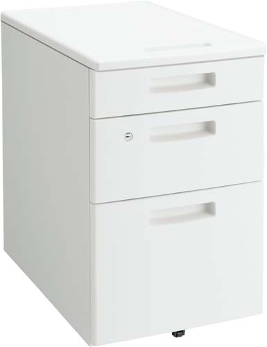 ピクサ2 モバイルワゴンT3段 スノーホワイト