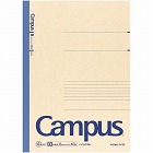 再生紙キャンパスノートＡ４　Ｂ罫６ｍｍ　４０枚×５