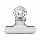 プラカラー目玉クリップ（ＰＣ製）小　透明１０個入