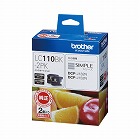純正インク　ＬＣ１１０ＢＫ‐２ＰＫ　ブラック４個