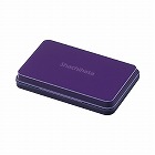 シヤチハタスタンプ台（油性顔料）　中形　紫３個