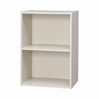 カラーボックスＣＸ‐２　オフホワイト２段