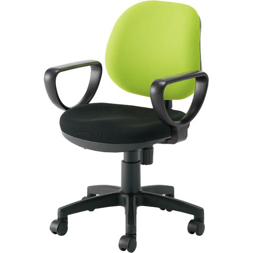 カララチェア 肘付 グリーン