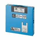 取り出しやすい箱入りレジ袋　４５号　乳白　３００枚