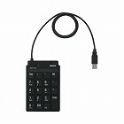 スリムテンキーボード　ブラック