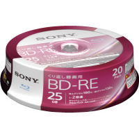 ＢＤ‐ＲＥ録画用　２５ＧＢ　２倍速　２０枚ＳＰ