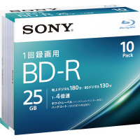 ＢＤ‐Ｒ録画用　２５ＧＢ　４倍速　１０枚Ｐ