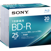 ＢＤ‐Ｒ録画用　２５ＧＢ　４倍速　２０枚Ｐ