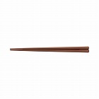 ＰＢＴ樹脂箸　六角先端四角　濃茶　１０膳入×１０