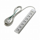 ＯＡタップ　３Ｐ７個口　２ｍ　雷サージ　スイッチ付