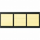 剥がしてチェック！ＴＯＤＯリストふせんヨコ型×３