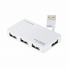ＵＳＢ２．０ハブ　バスパワー　４ポート　白×３