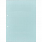 ラベルが剥がしやすい背付き板目表紙Ａ４縦青１００組