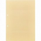 ラベルが剥がしやすい背付き板目表紙Ａ４縦黄１００組