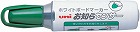 ボードマーカーユニお知らセンサー太字丸芯　緑５本