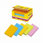 ポストイット　強粘着７５×５０　ネオン混色　１０冊