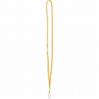 ＩＤカード用　吊下げひも　黄　５本