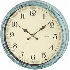 電波時計エアリアルレトロ　グリーン