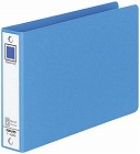 リングファイル　Ｂ６横　２２０枚収納　２穴青１０冊