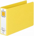 リングファイル　Ｂ６横　３３０枚収納　２穴黄１０冊