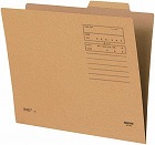 個別フォルダー（カラー）　Ａ４　茶　１００枚