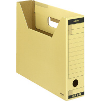 ファイルボックス　Ｔタイプスリム　Ａ４横　茶　５個