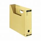 ファイルボックス　Ｔタイプスリム　Ａ４横　茶　５個