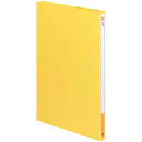 ケースファイル　色厚板紙Ａ４縦　黄　５冊