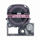 テプラ　ＰＲＯテープ　マグネット桃色１２ｍｍ黒文字