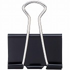 ダブルクリップ（オープン箱）黒　特大　１０個入