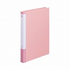 クリヤーブック　Ａ４縦　４０ポケット　桃