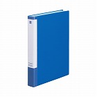 クリヤーブック　Ａ４縦　６０ポケット　青