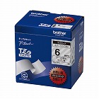 ピータッチ　ラミネート透明テープ　６ｍｍ黒文字５個