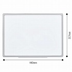 立てて掲示ができるホワイトボードＡ３×５