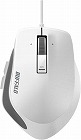 有線５ボタンブルーＬＥＤマウス　ホワイト