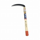 菊堂　鋼付片刃薄鎌三日月型　オレンジ柄