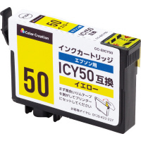 互換インクＩＣＹ５０対応エコカートリッジ　イエロー