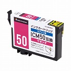 互換インクＩＣＭ５０対応エコカートリッジ　マゼンタ