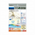 兼用クリアエッジ名刺　アイボリー　１０面　１００枚