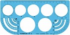 テンプレート　円・円周定規
