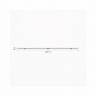 マグネットスリムバーロング　クリア