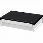 机上台　引出し付　幅３９０ｍｍ　黒