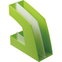 ファイルボックス（仕切板付）Ａ４縦　グリーン
