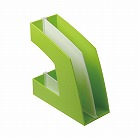 ファイルボックス（仕切板付）Ａ４縦　グリーン