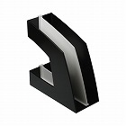ファイルボックス（仕切板付）Ａ４縦　黒　１０個