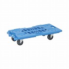 連結樹脂台車（四輪自在ナイロン）　２００ｋｇ