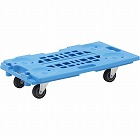 連結静音樹脂台車（四輪自在ゴム）　２００ｋｇ