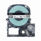 テプラ　ＰＲＯテープ　エコ白色１２ｍｍ黒文字１０個