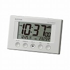 リズム多機能電波時計フィットウエーブスマート　白